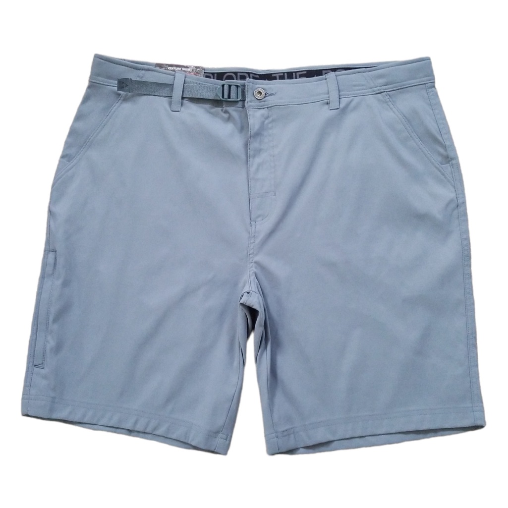 Gerry Men’s Blue Nylon Stretch Flat Front Cargo Venture Shorts Sz. 40 Nwt